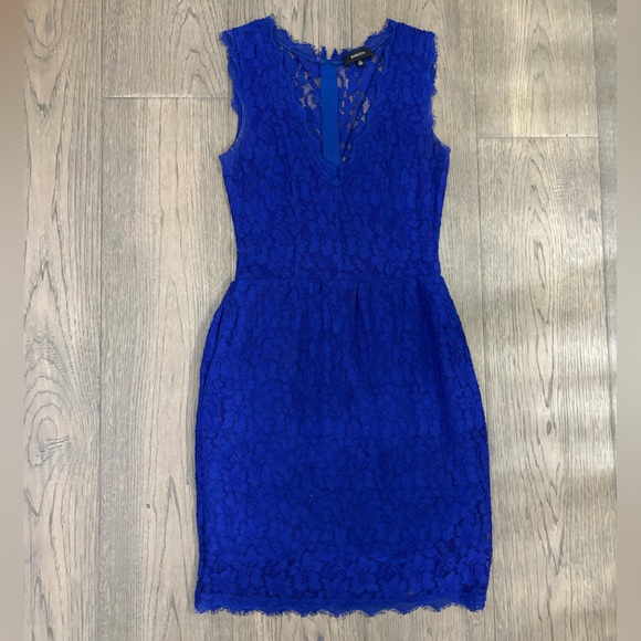 Aritzia Babaton Elegant Blue Lace Dress - Picture 2 of 2